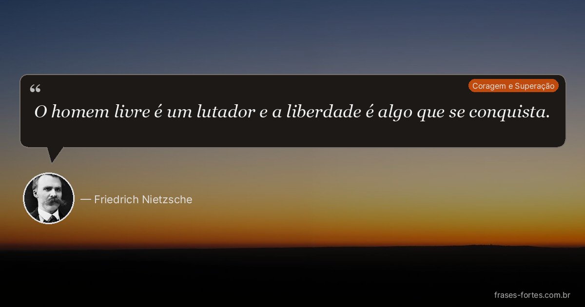 Frase de Friedrich Nietzsche