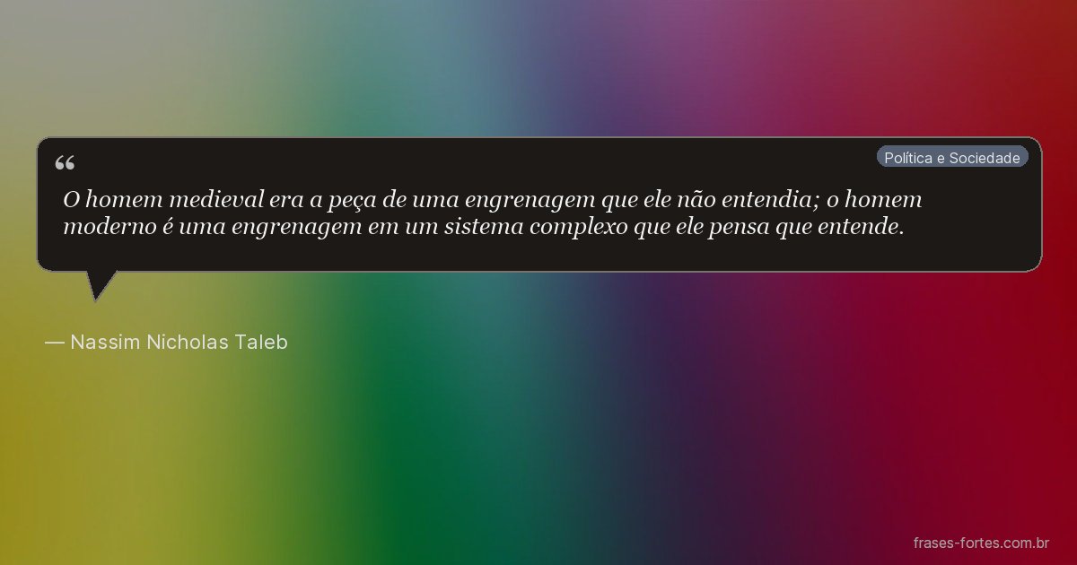 Frase de Nassim Nicholas Taleb