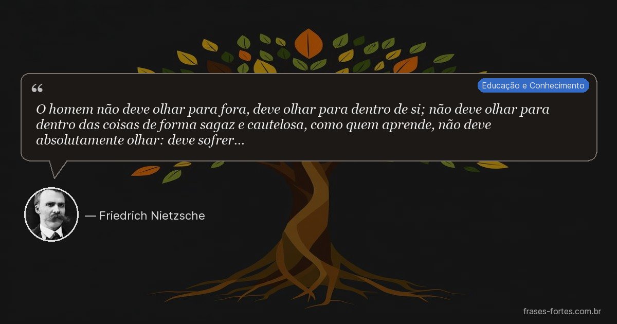 Frase de Friedrich Nietzsche