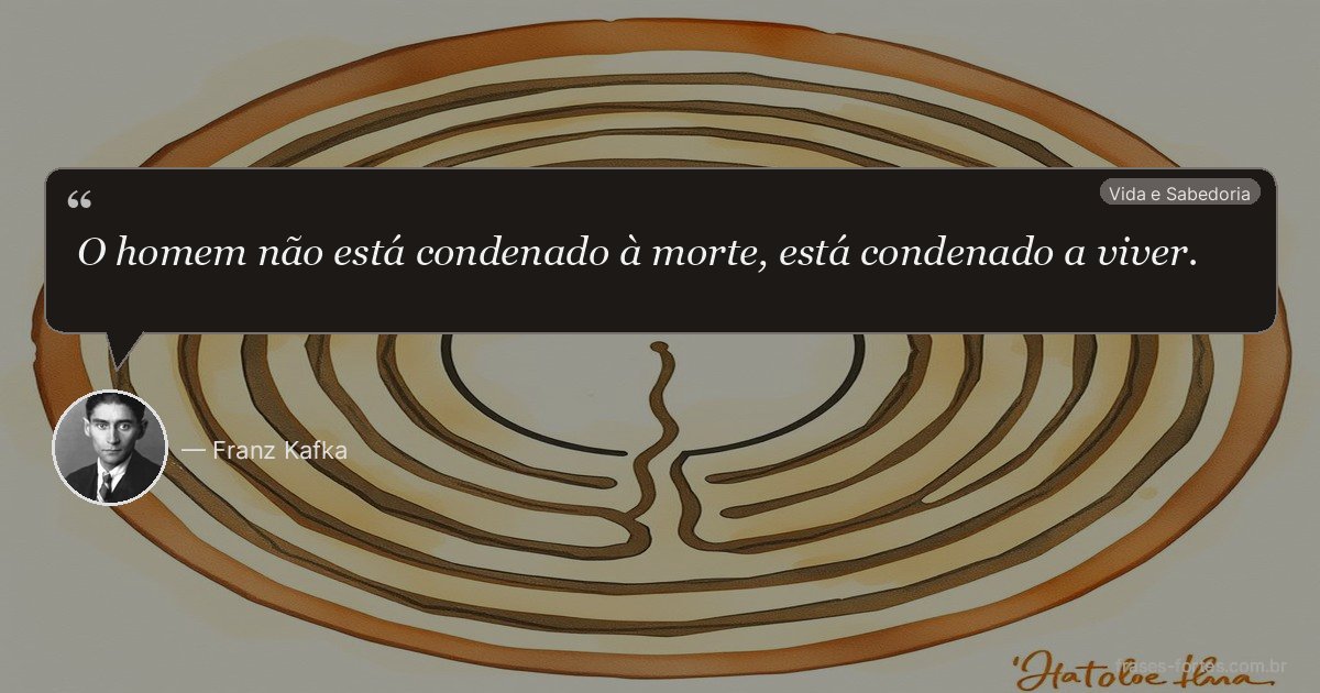 Frase de Franz Kafka