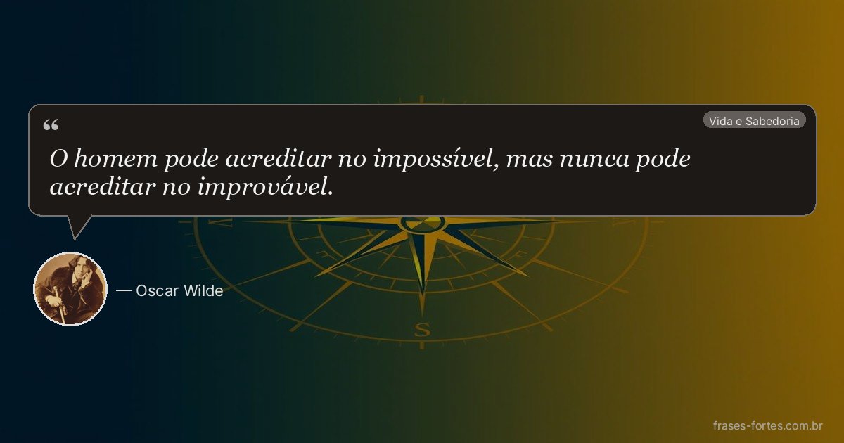 Frase de Oscar Wilde