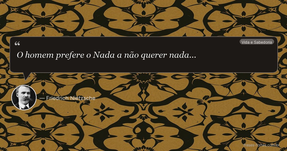 Frase de Friedrich Nietzsche