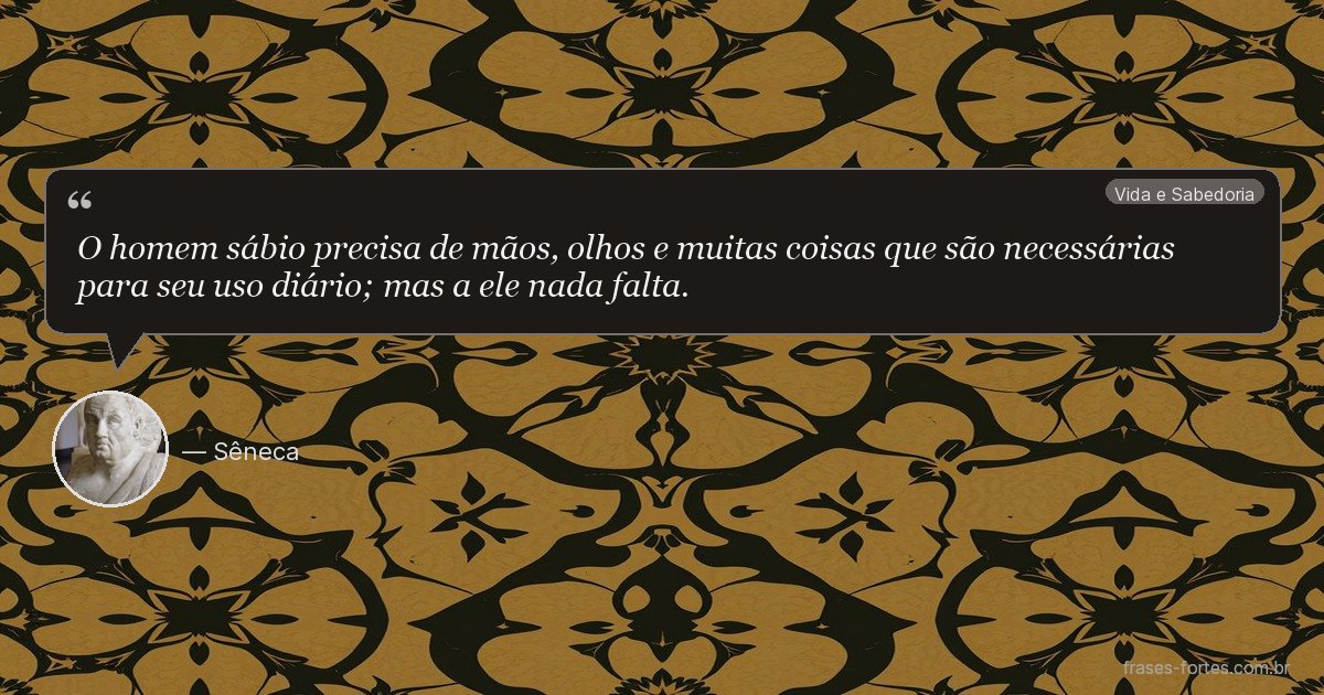 Frase de Sêneca