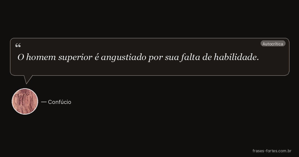 Frase de Confúcio