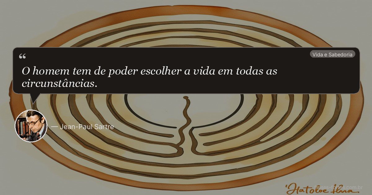 Frase de Jean-Paul Sartre