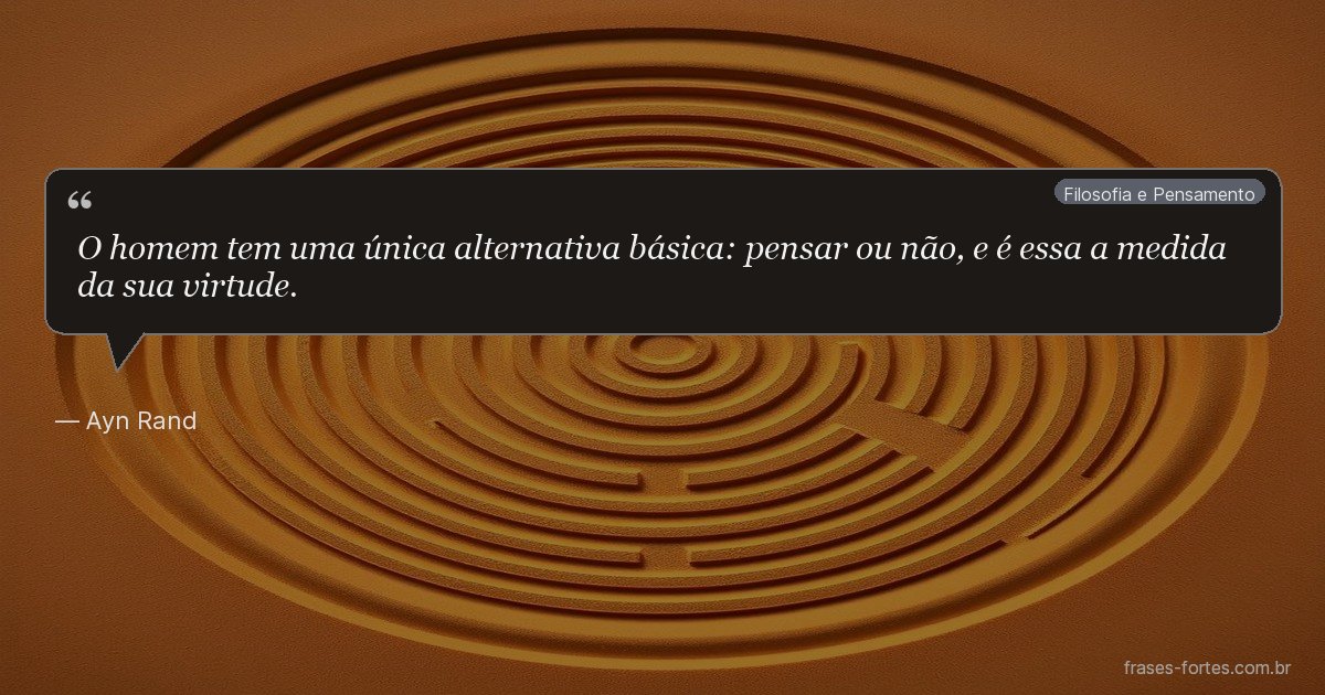 Frase de Ayn Rand