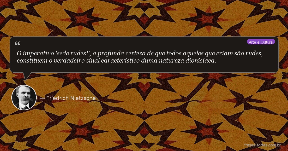 Frase de Friedrich Nietzsche