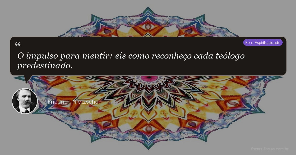 Frase de Friedrich Nietzsche