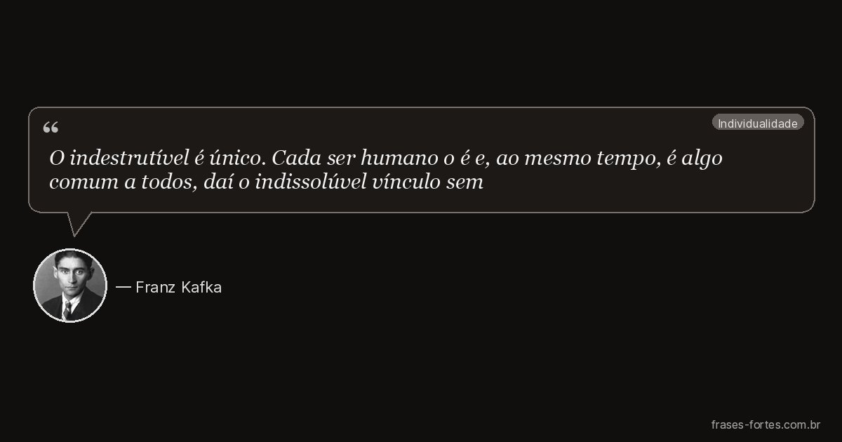 Frase de Franz Kafka