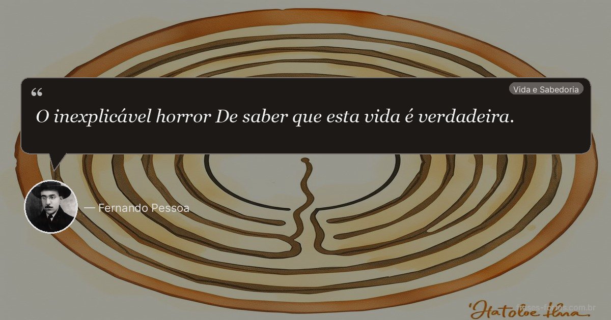 Frase de Fernando Pessoa