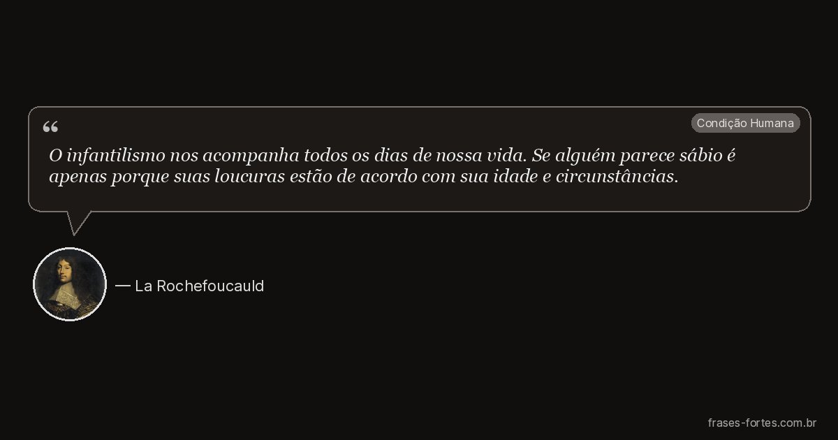 Frase de La Rochefoucauld