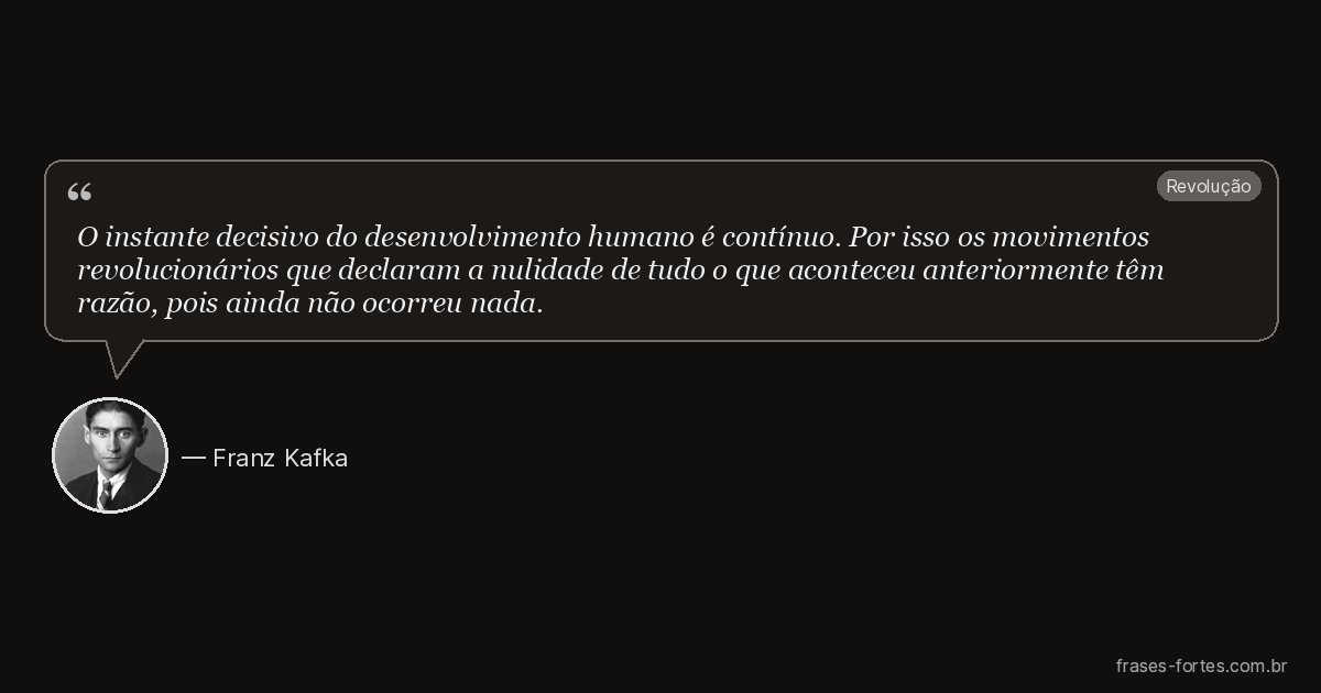 Frase de Franz Kafka