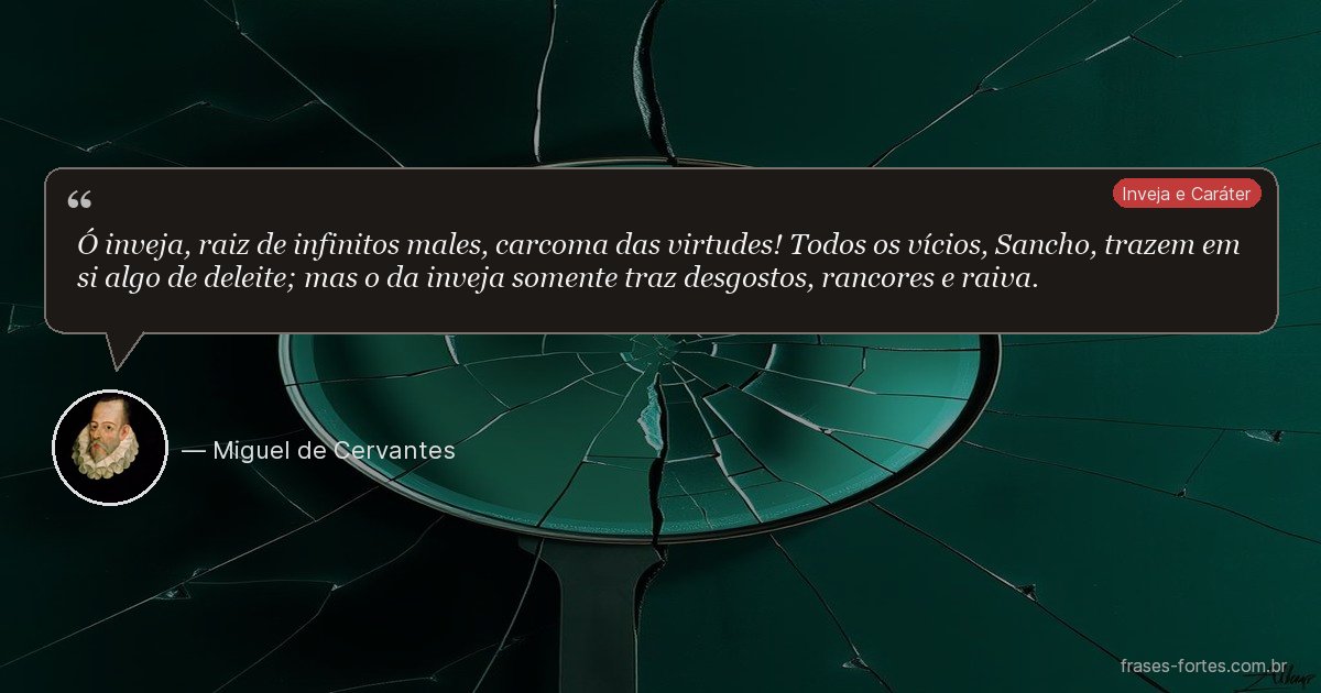 Frase de Miguel de Cervantes