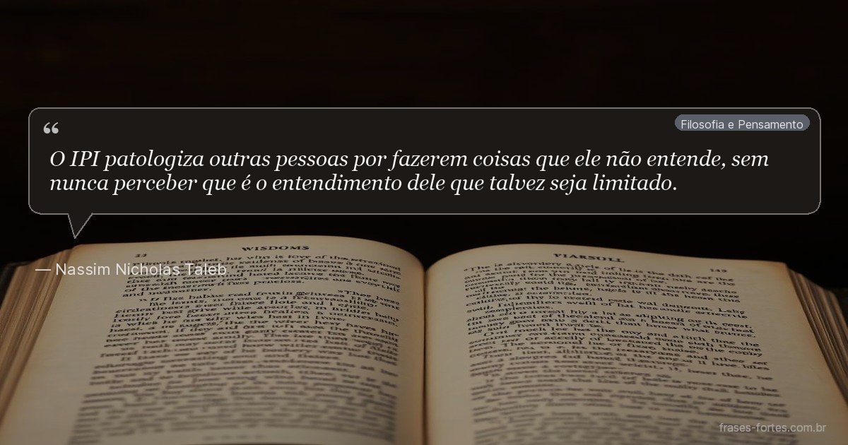 Frase de Nassim Nicholas Taleb