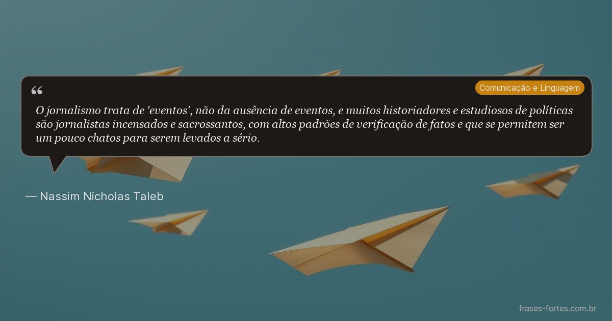 Frase de Nassim Nicholas Taleb