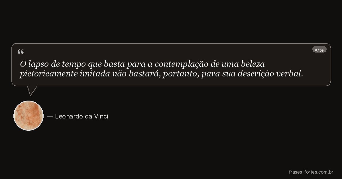 Frase de Leonardo da Vinci