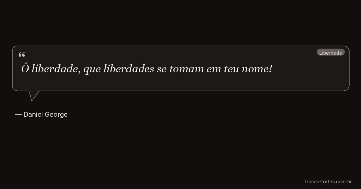 Frase de Daniel George
