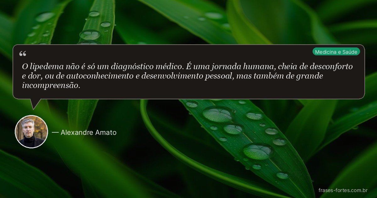 Frase de Alexandre Amato