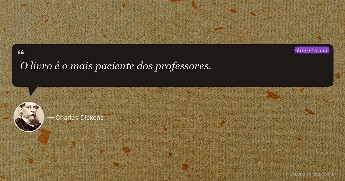 Frase de Charles Dickens