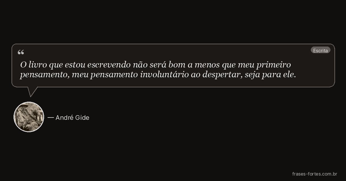 Frase de André Gide