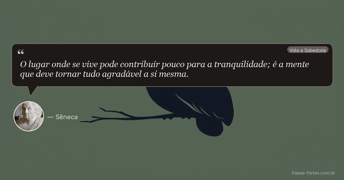 Frase de Sêneca