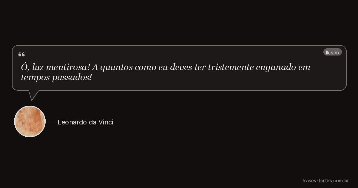 Frase de Leonardo da Vinci