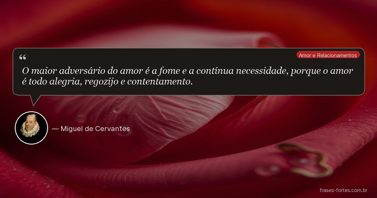 Frase de Miguel de Cervantes