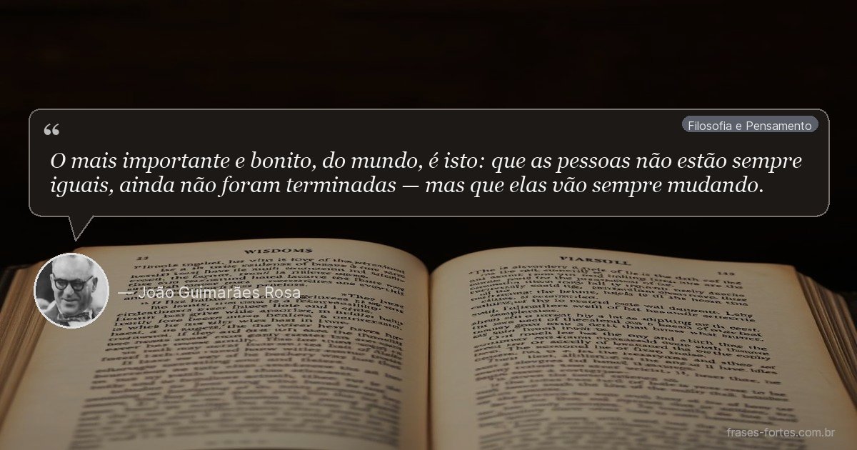Frase de João Guimarães Rosa