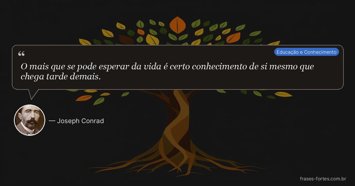 Frase de Joseph Conrad