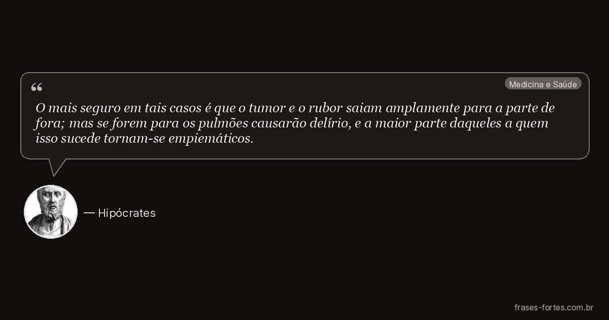 Frase de Hipócrates