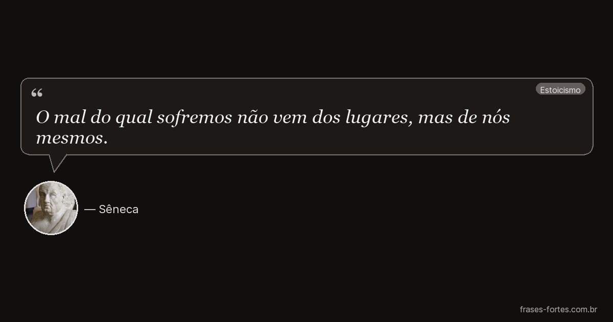 Frase de Sêneca