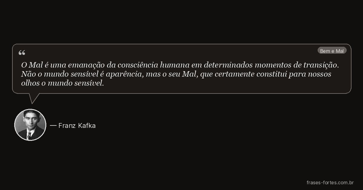 Frase de Franz Kafka
