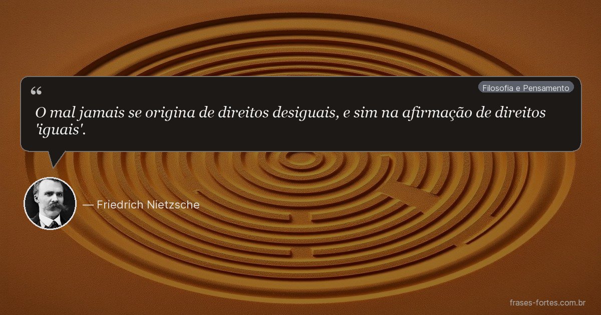 Frase de Friedrich Nietzsche