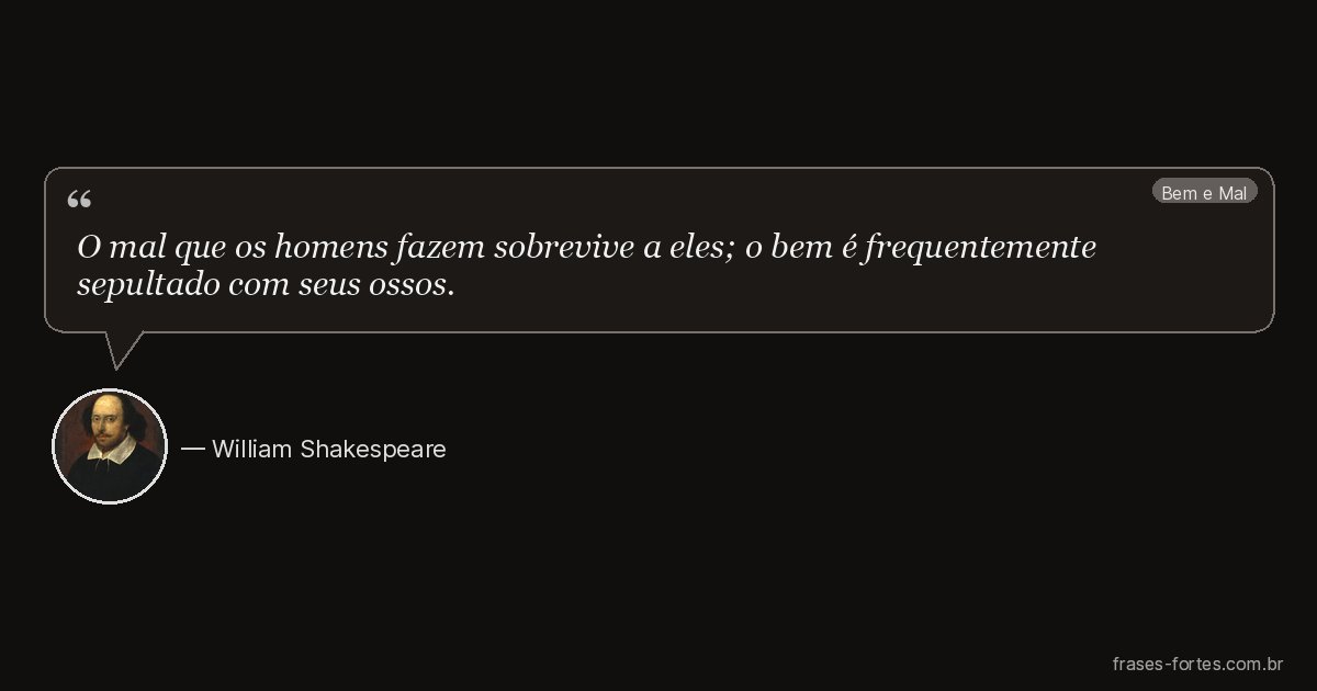 Frase de William Shakespeare