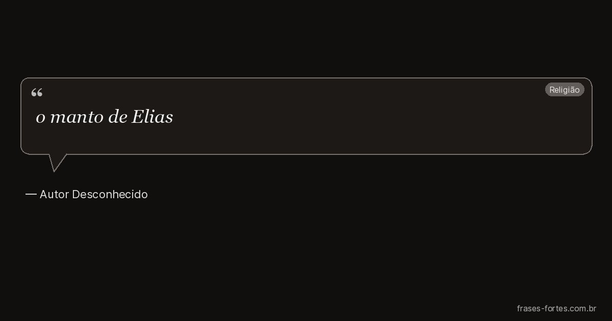 Frase de Autor Desconhecido