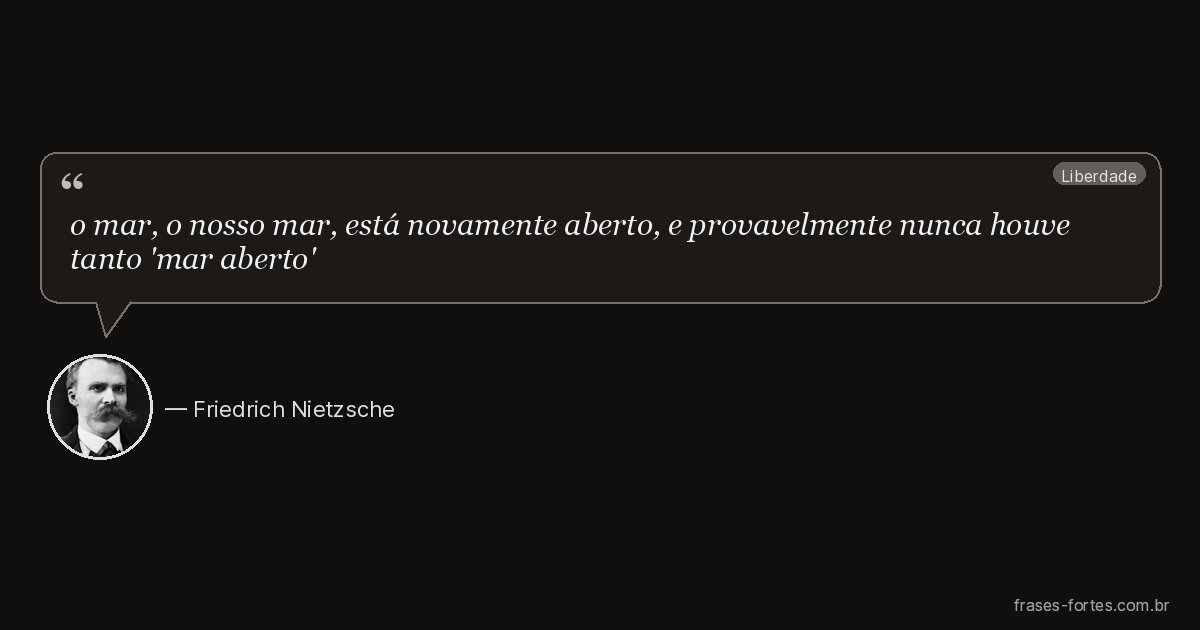 Frase de Friedrich Nietzsche