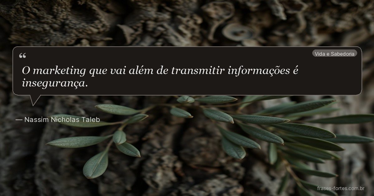 Frase de Nassim Nicholas Taleb