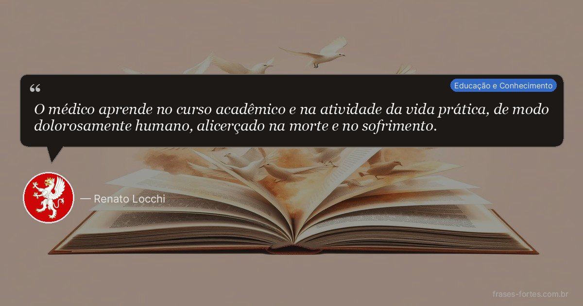 Frase de Renato Locchi