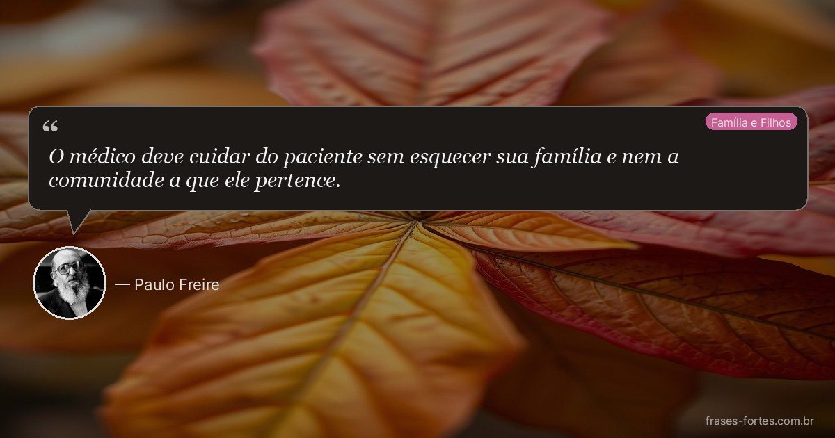 Frase de Paulo Freire