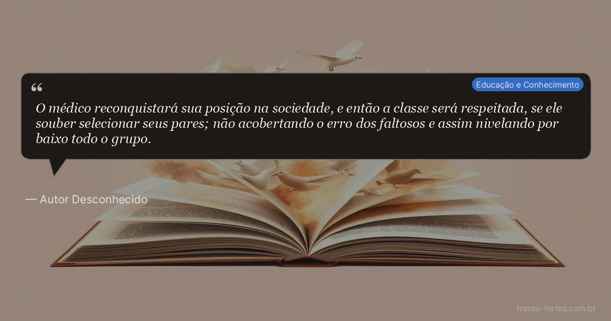 Frase de Autor Desconhecido