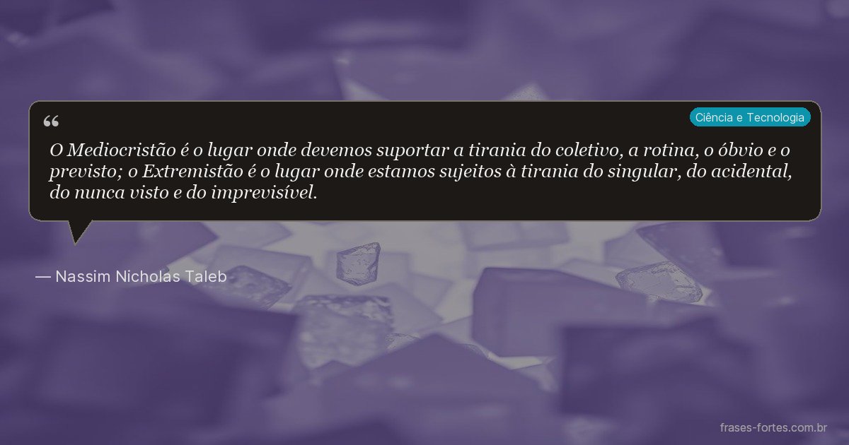 Frase de Nassim Nicholas Taleb