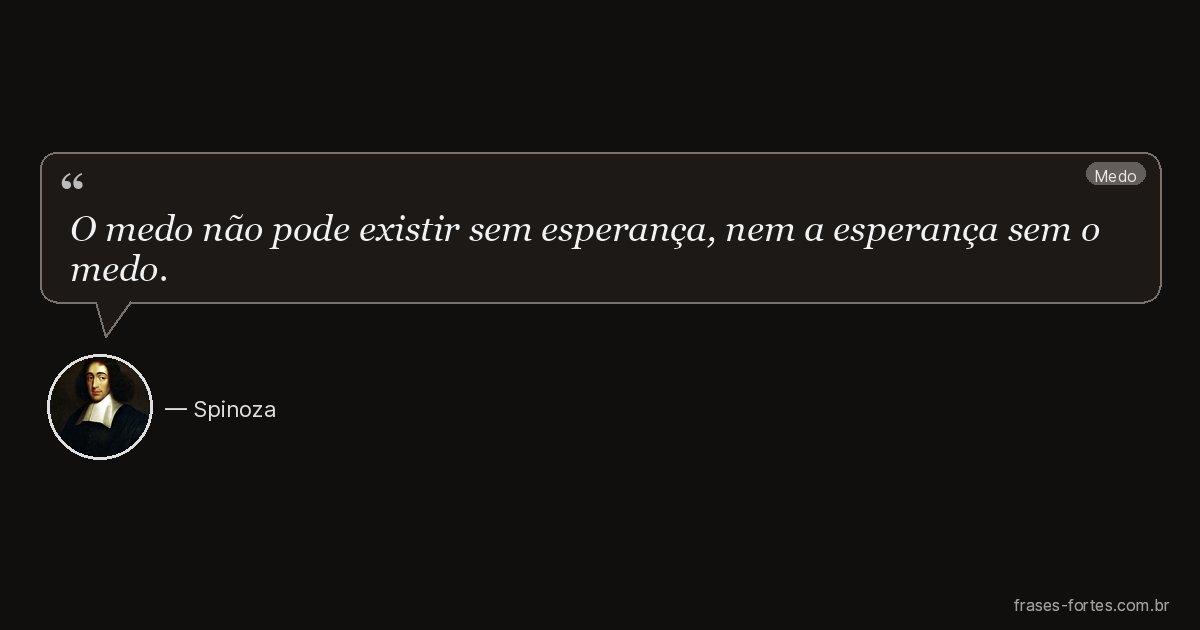 Frase de Spinoza