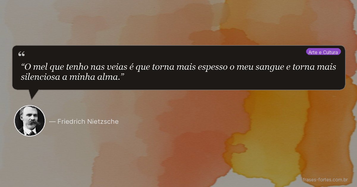 Frase de Friedrich Nietzsche