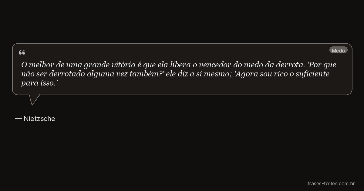 Frase de Nietzsche