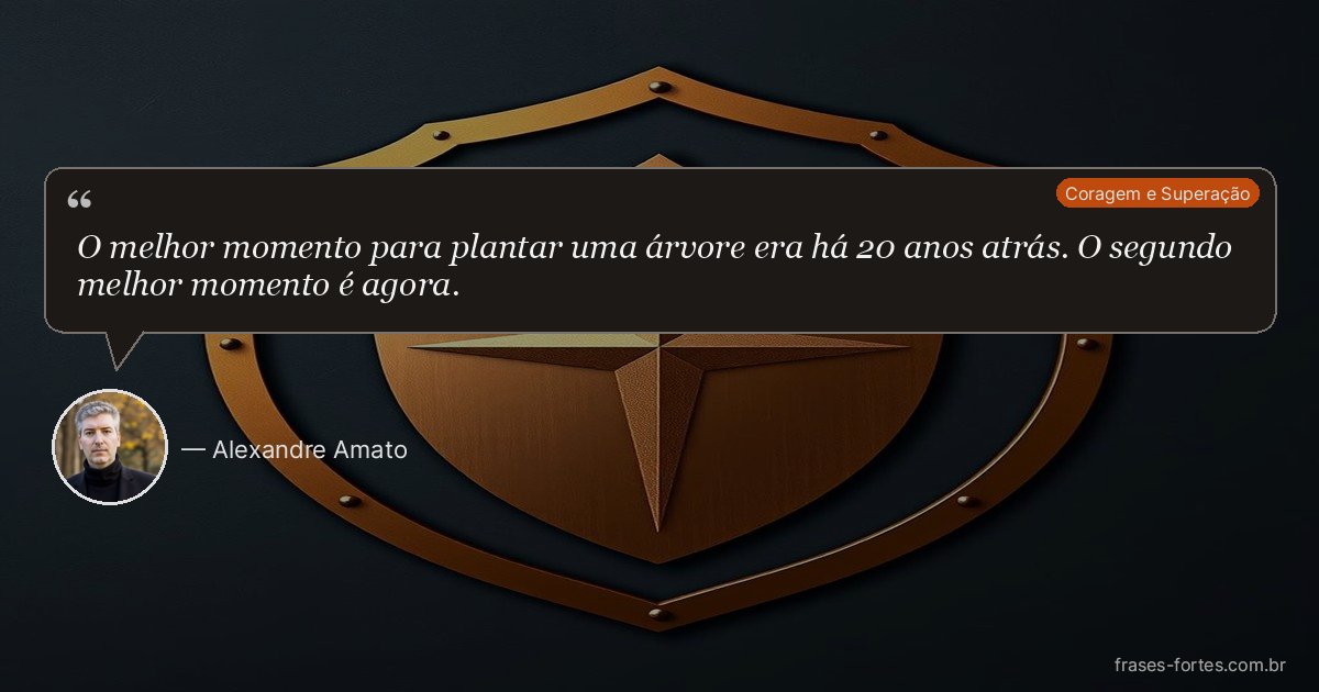 Frase de Alexandre Amato