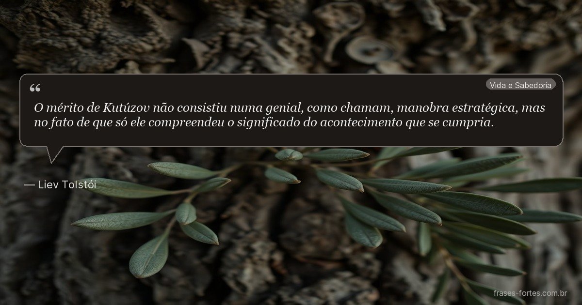 Frase de Liev Tolstói