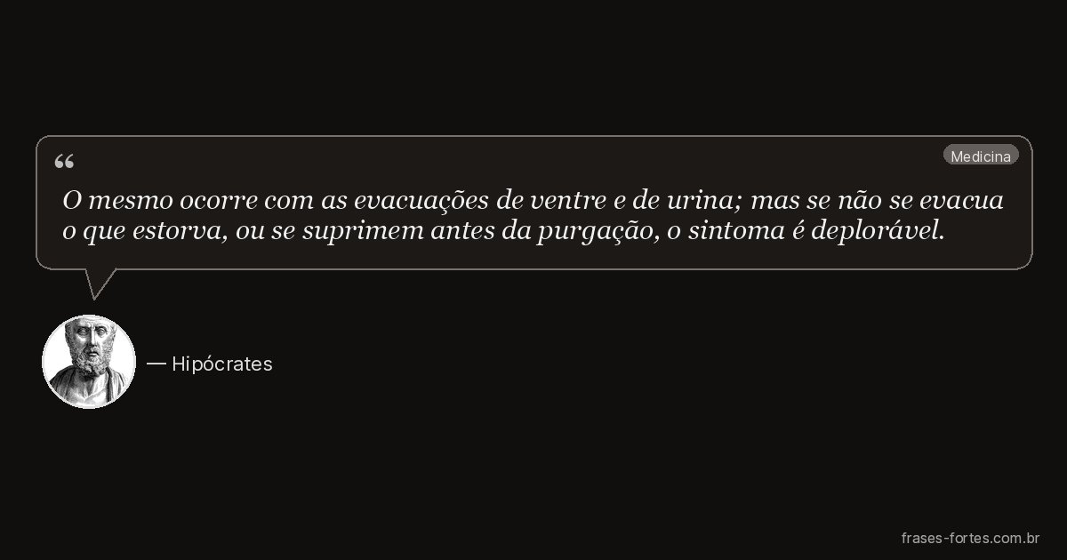 Frase de Hipócrates