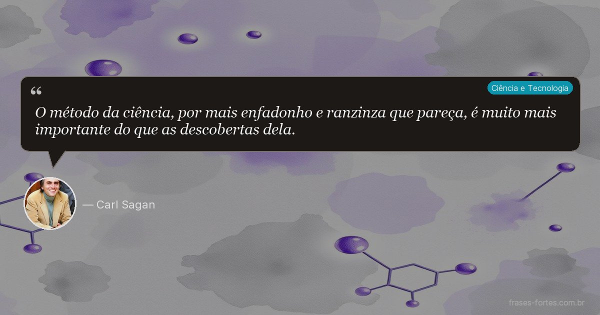 Frase de Carl Sagan