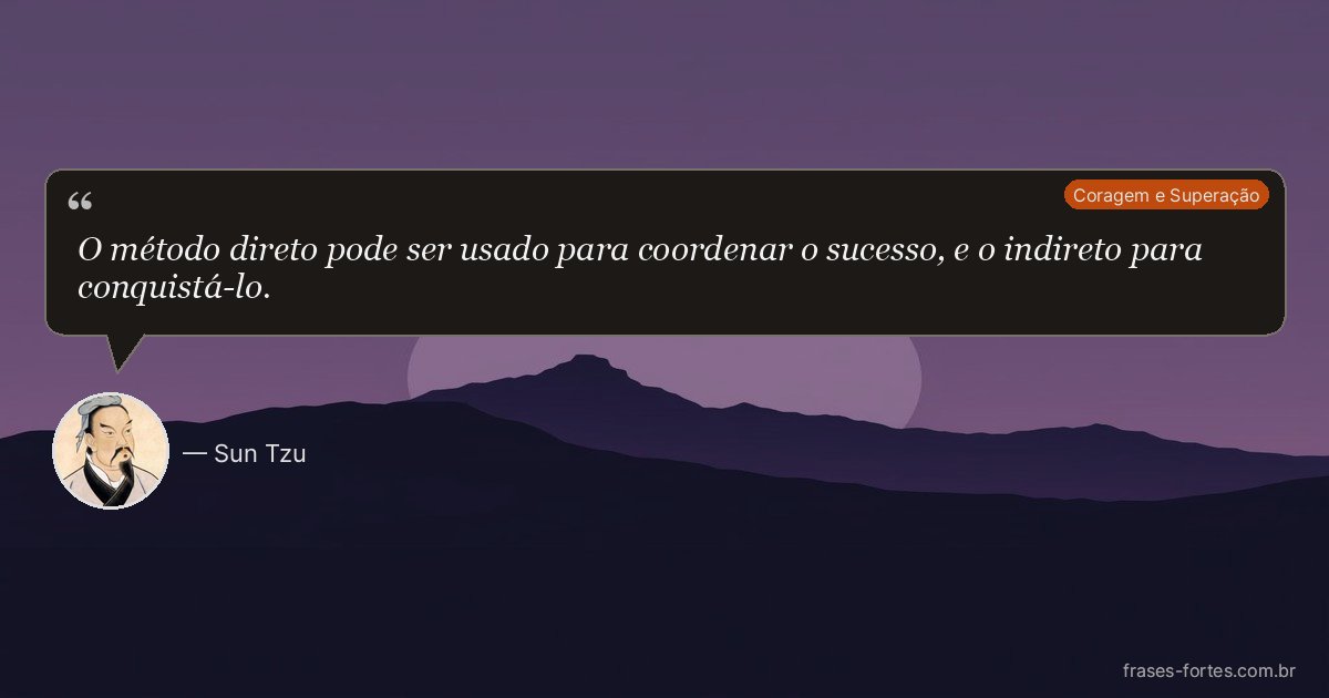 Frase de Sun Tzu