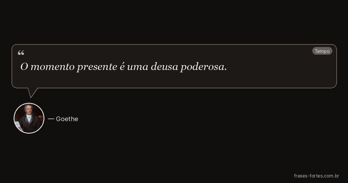 Frase de Goethe